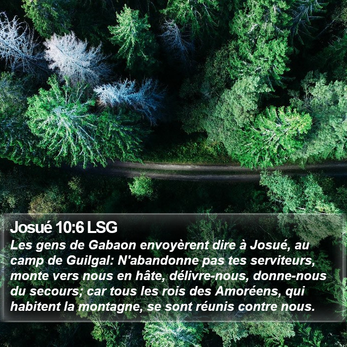 Josué 10:6 LSG Bible Study