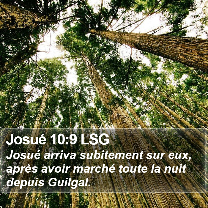 Josué 10:9 LSG Bible Study