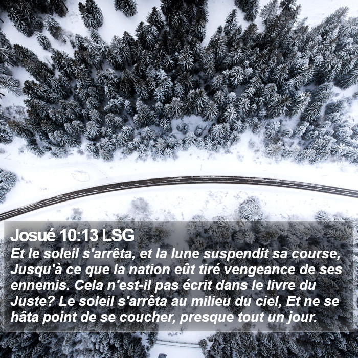 Josué 10:13 LSG Bible Study