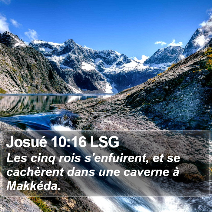 Josué 10:16 LSG Bible Study