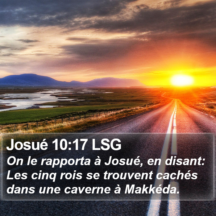 Josué 10:17 LSG Bible Study