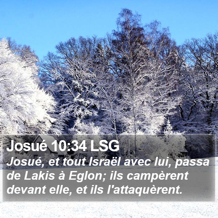 Josué 10:34 LSG Bible Study