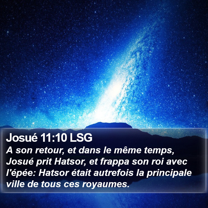 Josué 11:10 LSG Bible Study