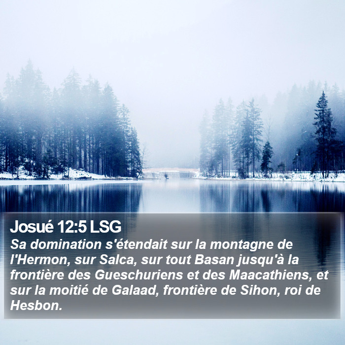 Josué 12:5 LSG Bible Study