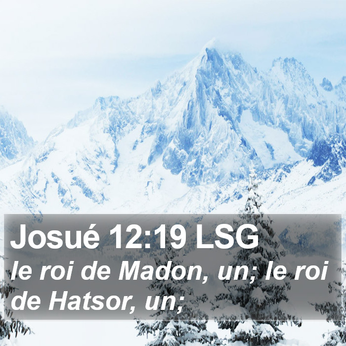 Josué 12:19 LSG Bible Study