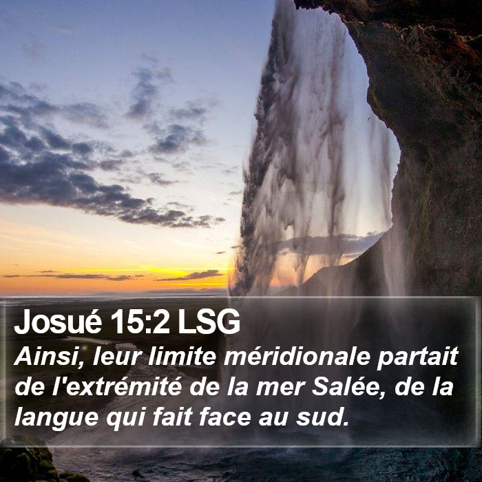 Josué 15:2 LSG Bible Study