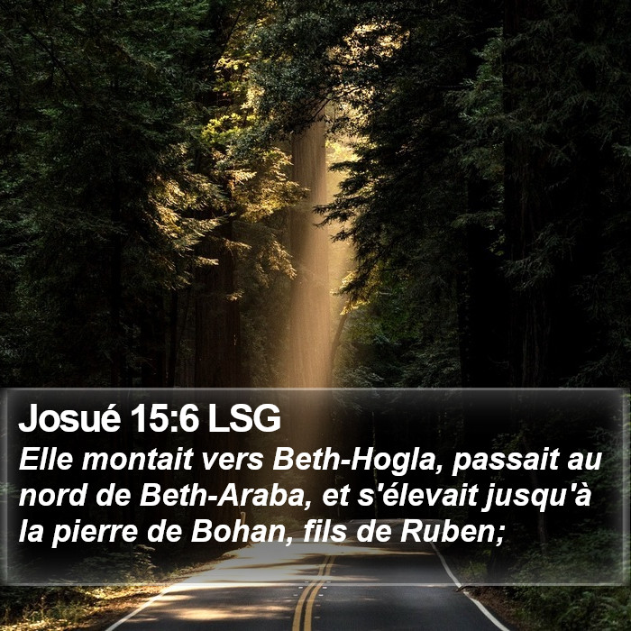 Josué 15:6 LSG Bible Study