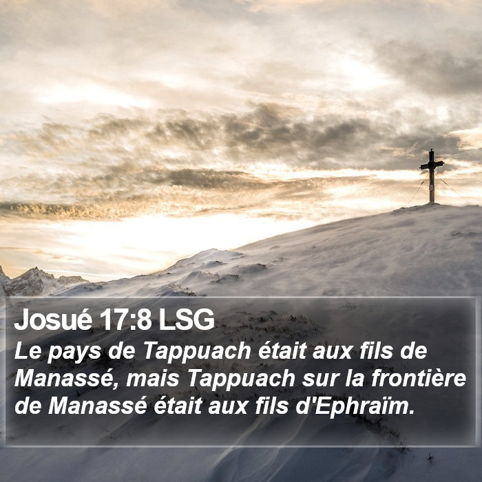 Josué 17:8 LSG Bible Study