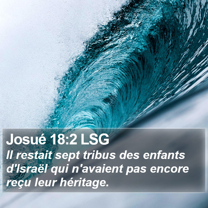 Josué 18:2 LSG Bible Study