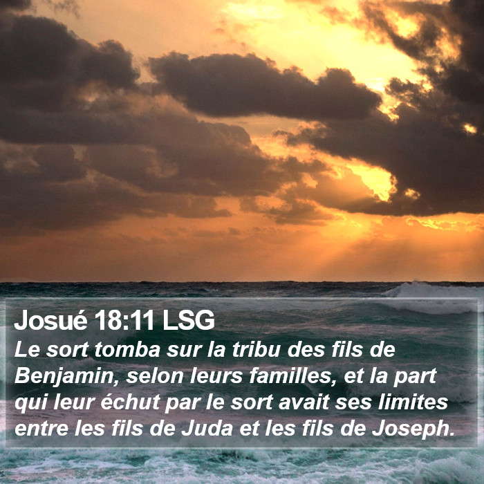 Josué 18:11 LSG Bible Study
