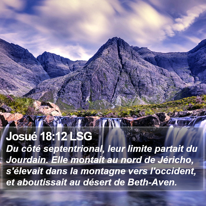 Josué 18:12 LSG Bible Study