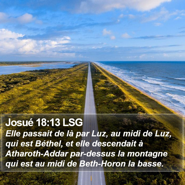 Josué 18:13 LSG Bible Study