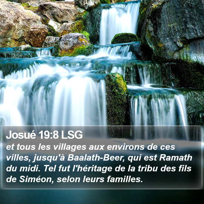 Josué 19:8 LSG Bible Study