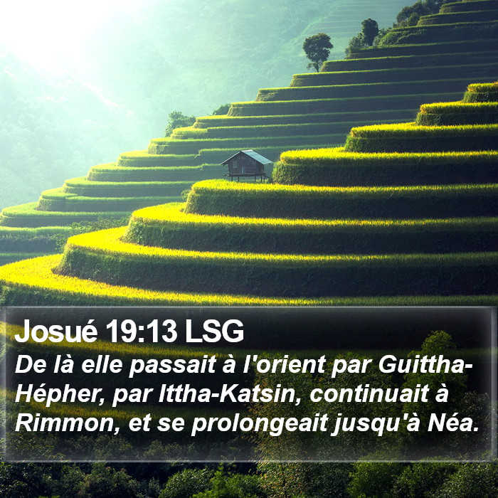 Josué 19:13 LSG Bible Study