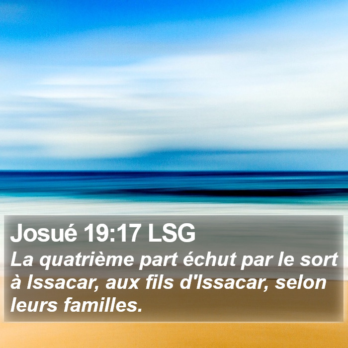Josué 19:17 LSG Bible Study