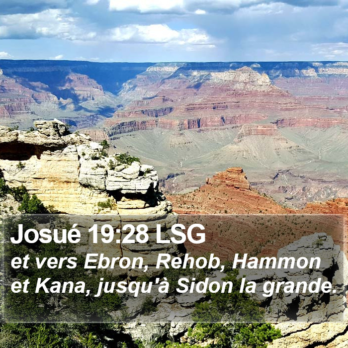 Josué 19:28 LSG Bible Study
