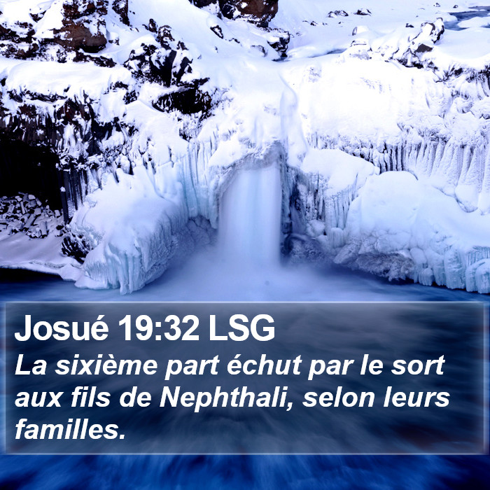 Josué 19:32 LSG Bible Study