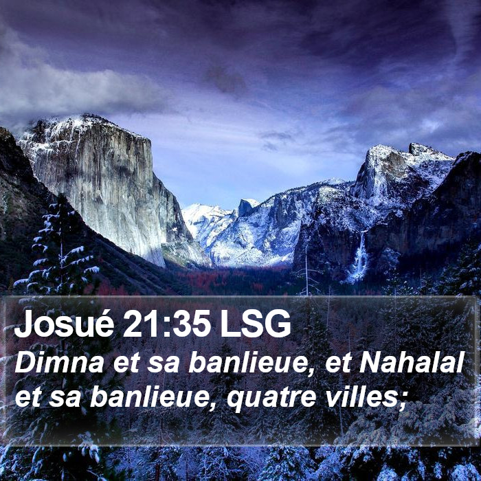 Josué 21:35 LSG Bible Study