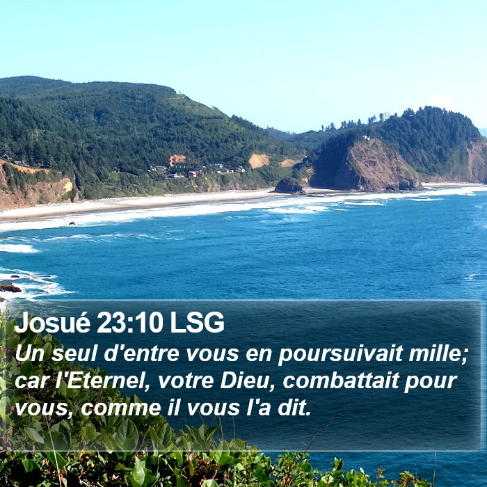 Josué 23:10 LSG Bible Study