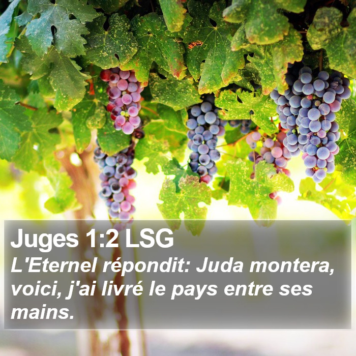 Juges 1:2 LSG Bible Study