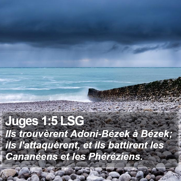 Juges 1:5 LSG Bible Study