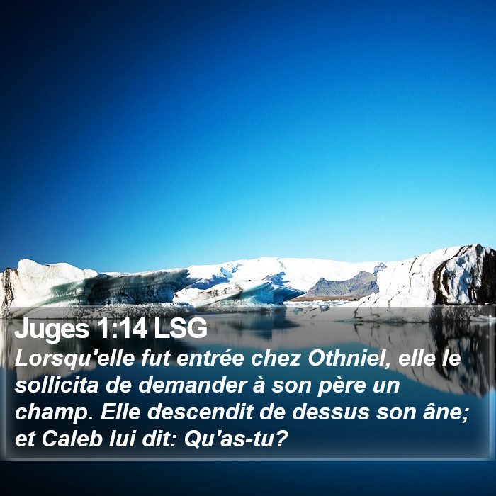 Juges 1:14 LSG Bible Study