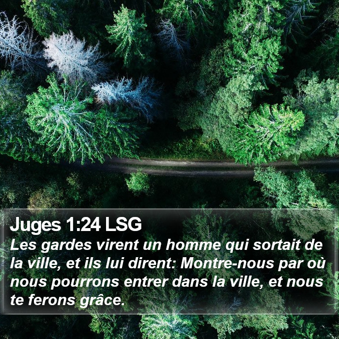 Juges 1:24 LSG Bible Study