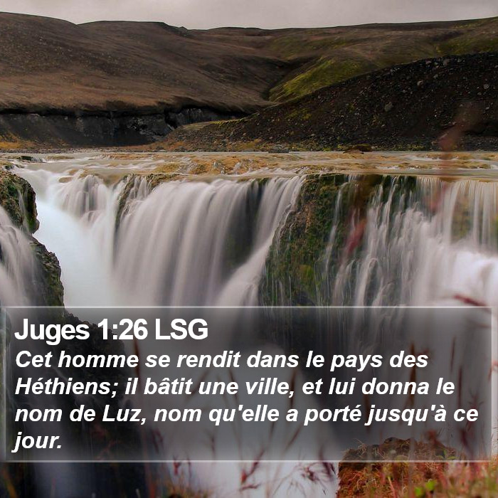 Juges 1:26 LSG Bible Study