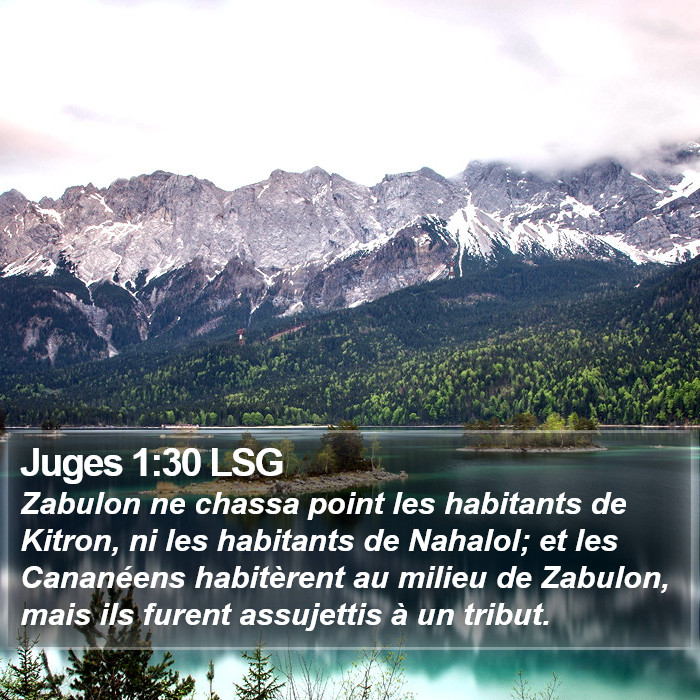 Juges 1:30 LSG Bible Study