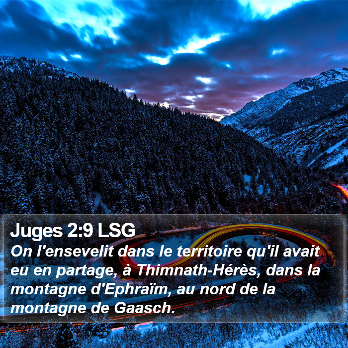Juges 2:9 LSG Bible Study