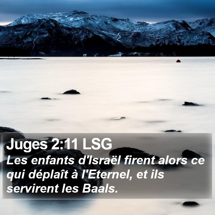 Juges 2:11 LSG Bible Study