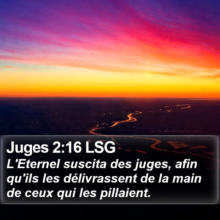 Juges 2:16 LSG Bible Study