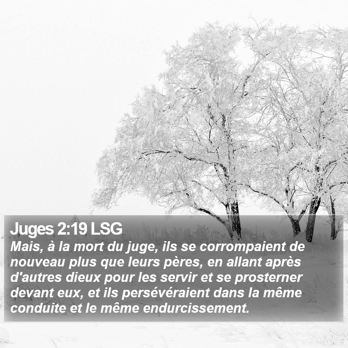 Juges 2:19 LSG Bible Study