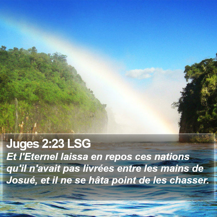 Juges 2:23 LSG Bible Study