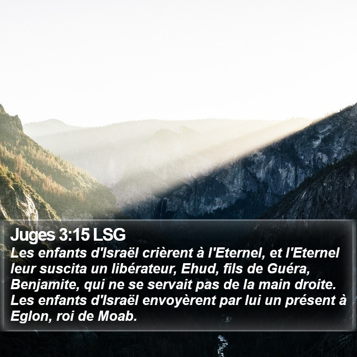 Juges 3:15 LSG Bible Study