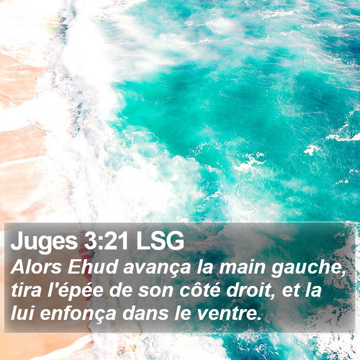 Juges 3:21 LSG Bible Study