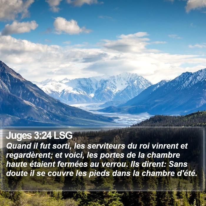 Juges 3:24 LSG Bible Study