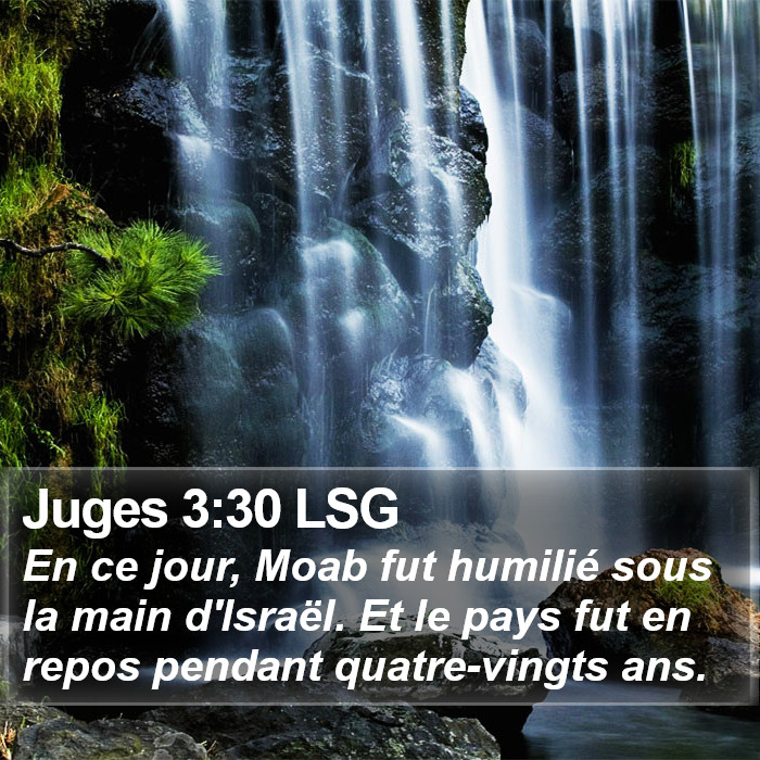 Juges 3:30 LSG Bible Study