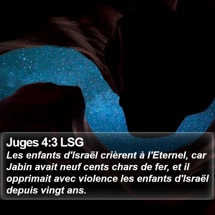 Juges 4:3 LSG Bible Study