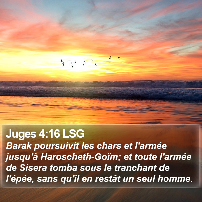 Juges 4:16 LSG Bible Study