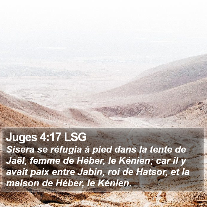 Juges 4:17 LSG Bible Study