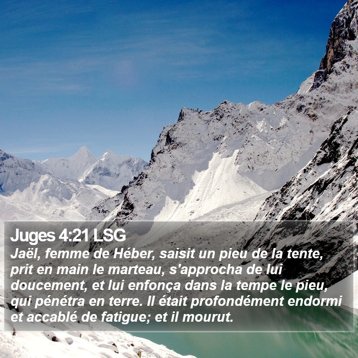 Juges 4:21 LSG Bible Study