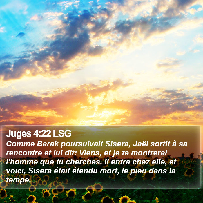 Juges 4:22 LSG Bible Study
