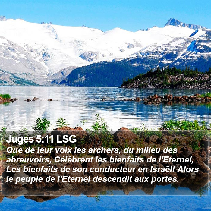 Juges 5:11 LSG Bible Study