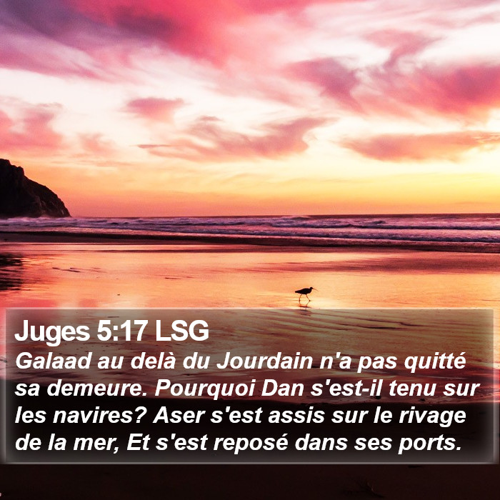 Juges 5:17 LSG Bible Study