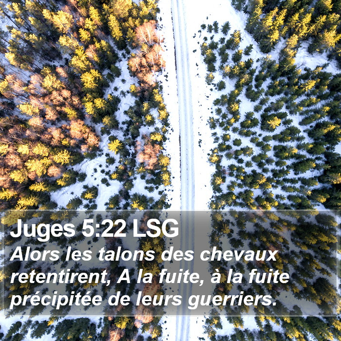 Juges 5:22 LSG Bible Study