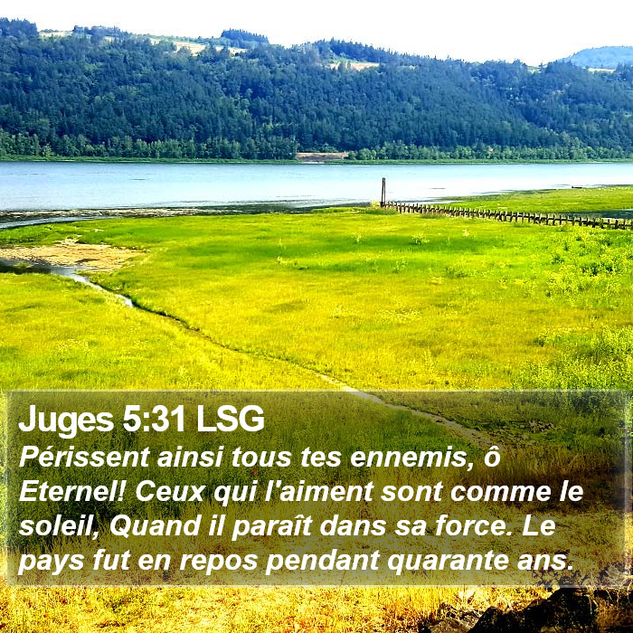 Juges 5:31 LSG Bible Study