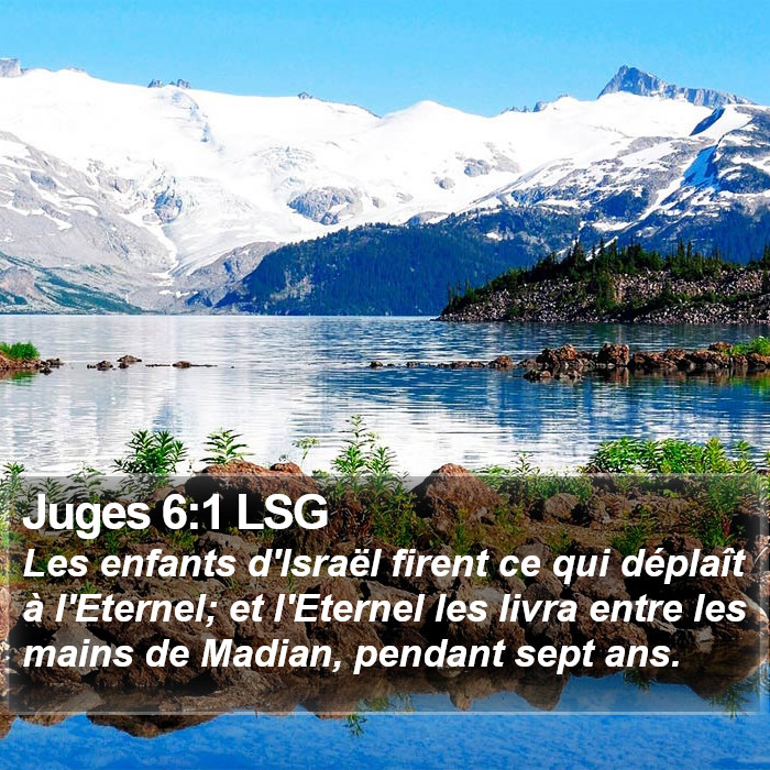 Juges 6:1 LSG Bible Study