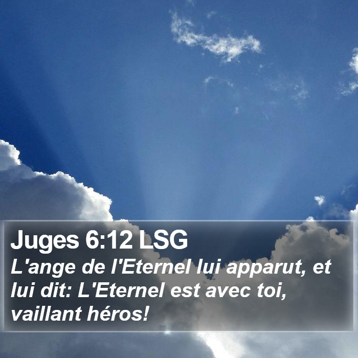 Juges 6:12 LSG Bible Study