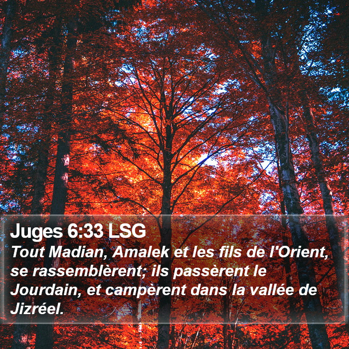 Juges 6:33 LSG Bible Study